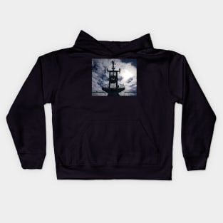 Ship's Fore Mast leading the way to adventure Kids Hoodie